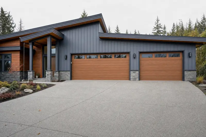 Modern faux wood