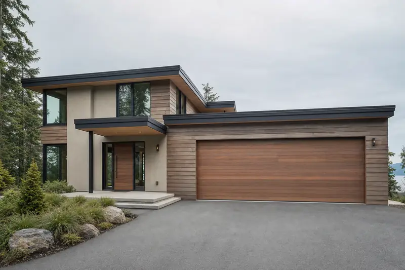 Modern wood, insulated