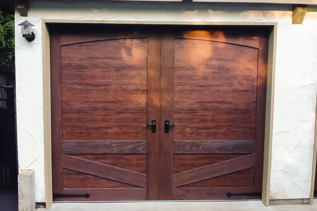 Bernie after - Canyon Ridge - Ultra-Grain Series (faux wood finished steel carriage style)
