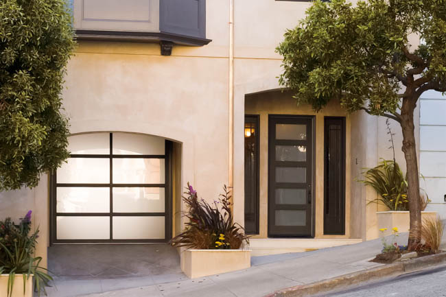 Modern Glass Garage Doors Clopay Avante Aluminum Glass